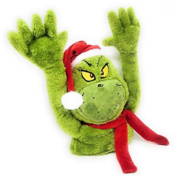 Dr. Seuss Grinch Who Stole Christmas Plush Positionable Tree Topper - Picture 3 of 5
